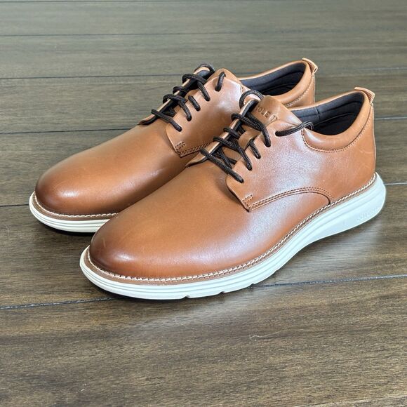 COLE HAAN GRAND ULTRA OXFORDS MENS SZ 8 M TAN NEW C39955 main image 13